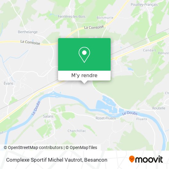 Complexe Sportif Michel Vautrot plan