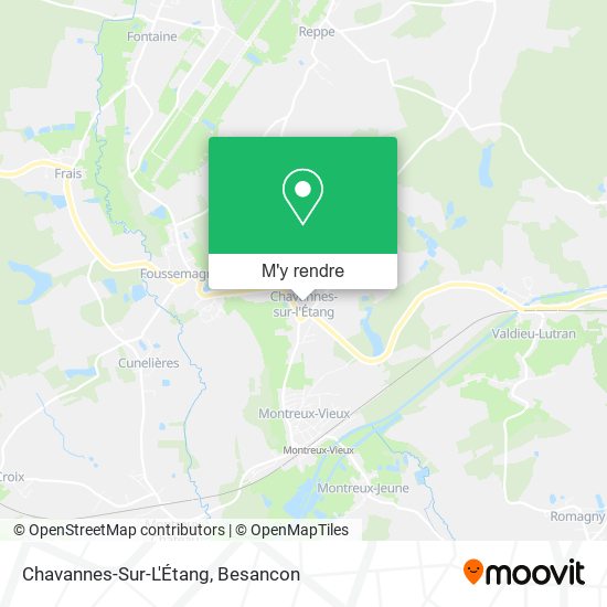 Chavannes-Sur-L'Étang plan