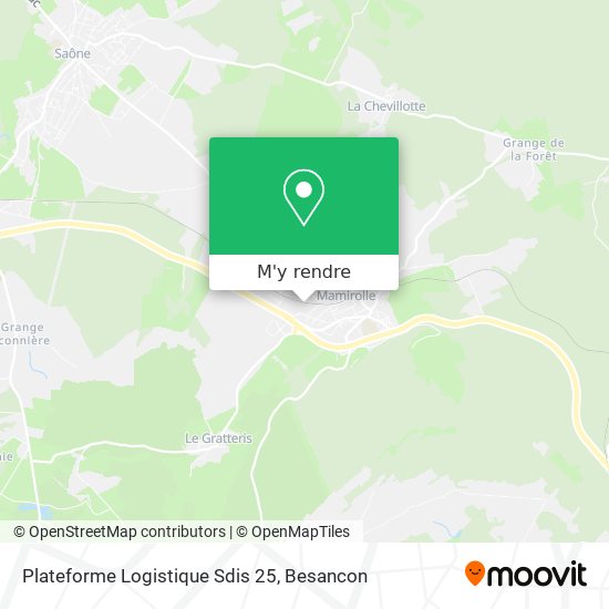 Plateforme Logistique Sdis 25 plan