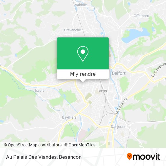 Au Palais Des Viandes plan