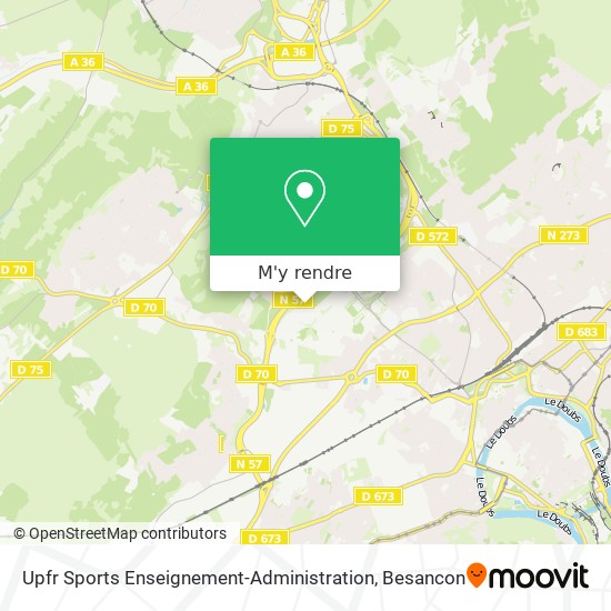 Upfr Sports Enseignement-Administration plan