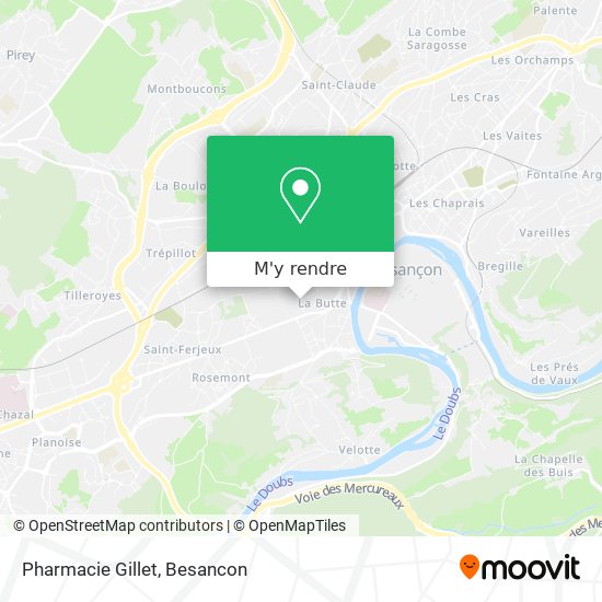 Pharmacie Gillet plan