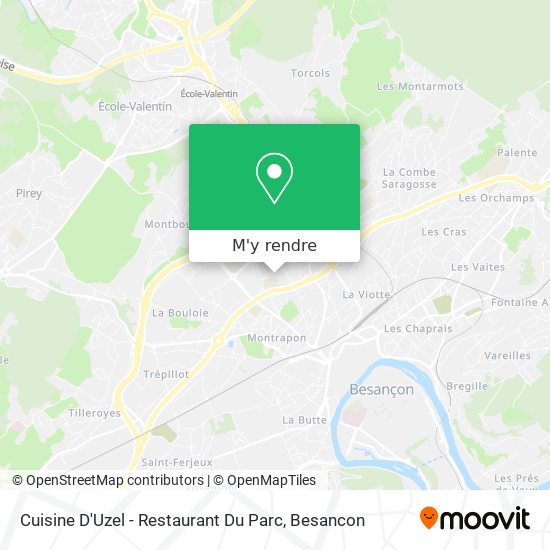 Cuisine D'Uzel - Restaurant Du Parc plan