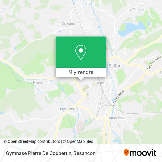 Gymnase Pierre De Coubertin plan