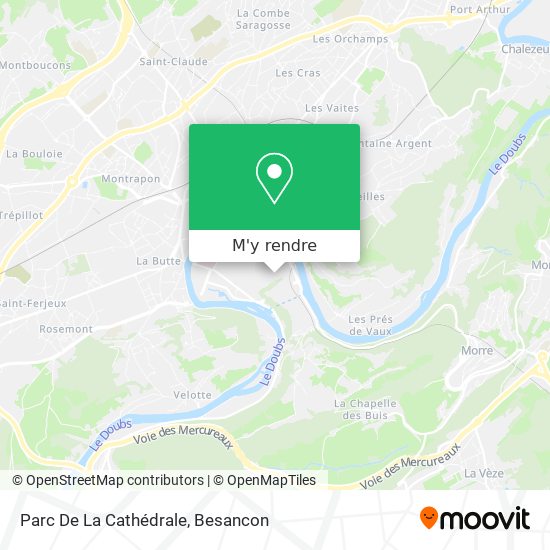 Parc De La Cathédrale plan