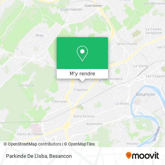 Parkinde De L'Isba plan