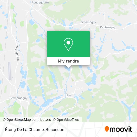 Étang De La Chaume plan