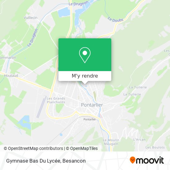 Gymnase Bas Du Lycée plan