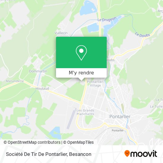 Société De Tir De Pontarlier plan