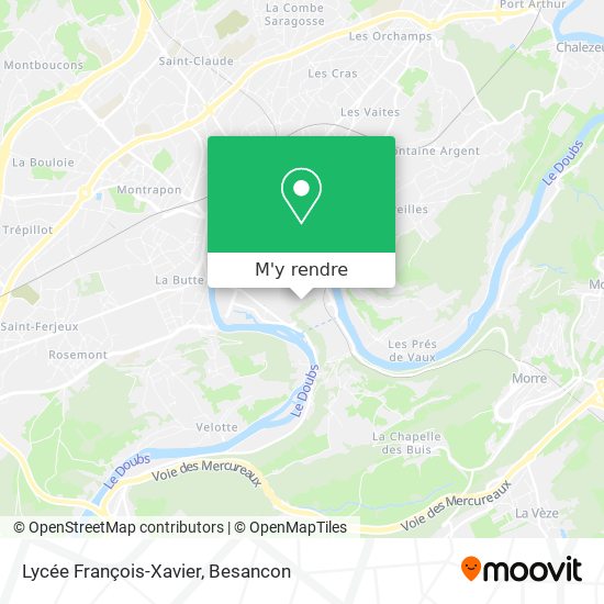 Lycée François-Xavier plan