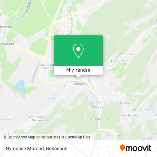 Gymnase Morand plan