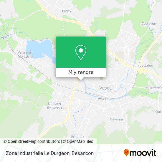 Zone Industrielle Le Durgeon plan