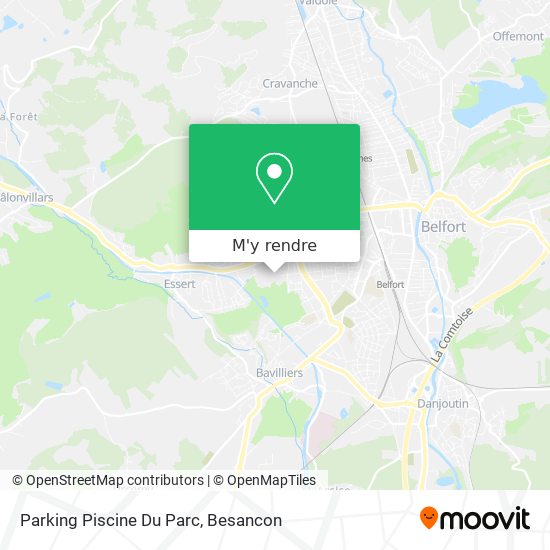 Parking Piscine Du Parc plan