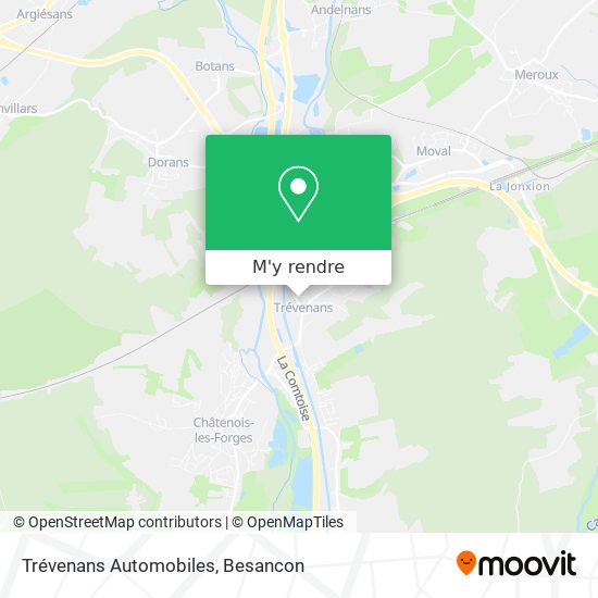 Trévenans Automobiles plan