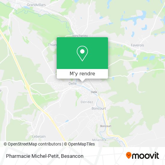 Pharmacie Michel-Petit plan