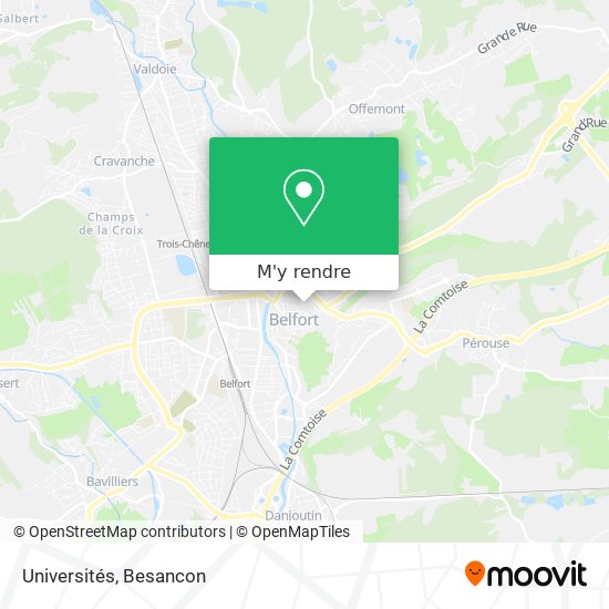 Universités plan