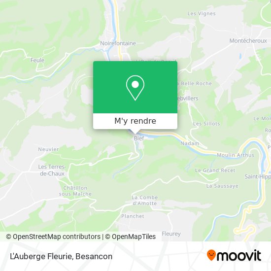 L'Auberge Fleurie plan