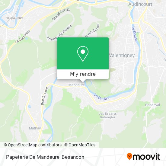 Papeterie De Mandeure plan
