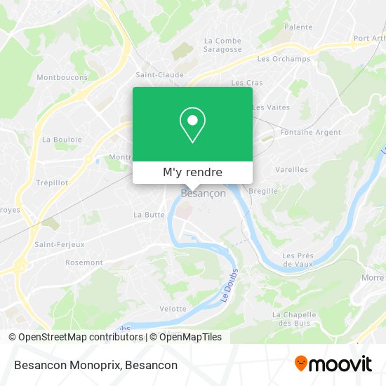 Besancon Monoprix plan