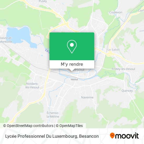 Lycée Professionnel Du Luxembourg plan
