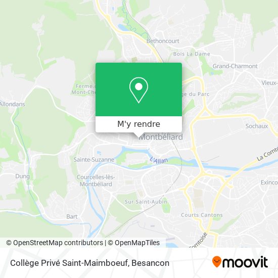 Collège Privé Saint-Maimboeuf plan