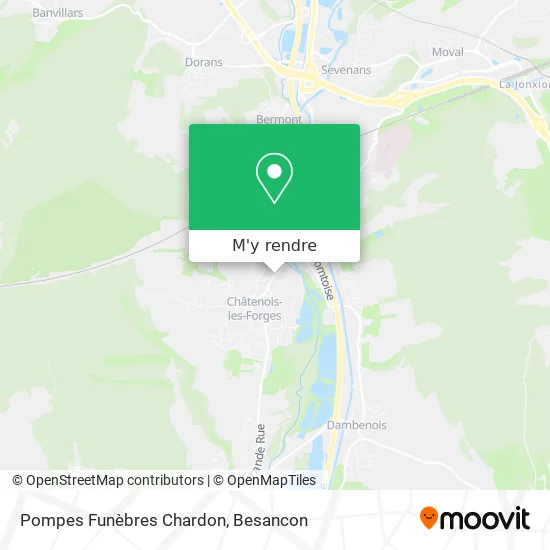 Pompes Funèbres Chardon plan