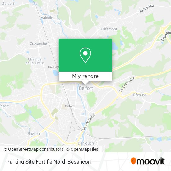 Parking Site Fortifié Nord plan