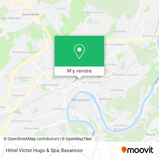 Hôtel Victor Hugo & Spa plan