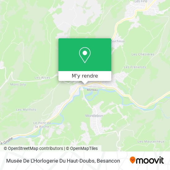 Musée De L'Horlogerie Du Haut-Doubs plan