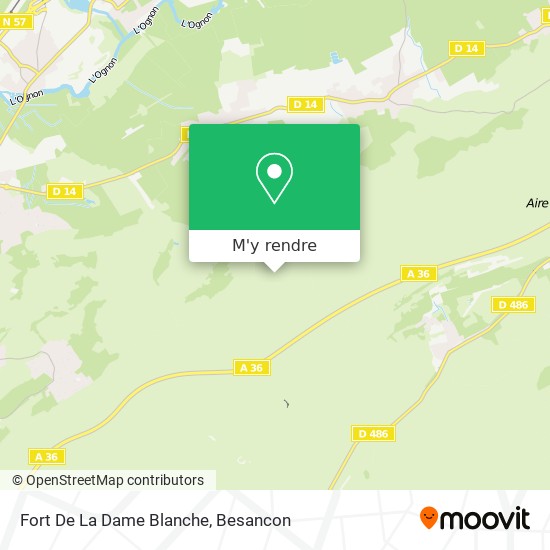 Fort De La Dame Blanche plan