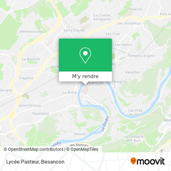 Lycée Pasteur plan
