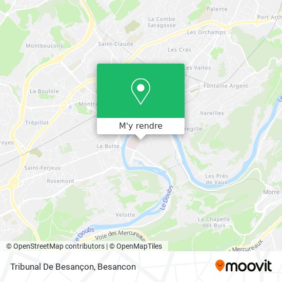 Tribunal De Besançon plan