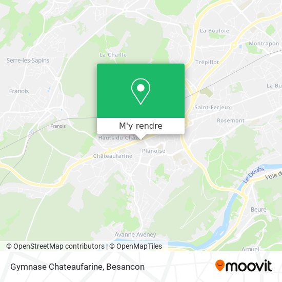 Gymnase Chateaufarine plan