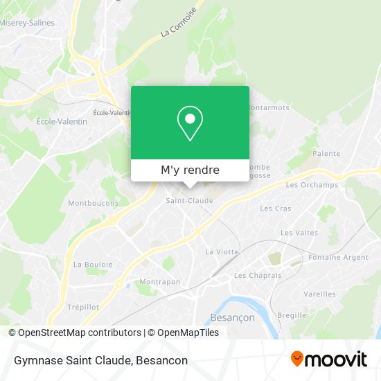 Gymnase Saint Claude plan