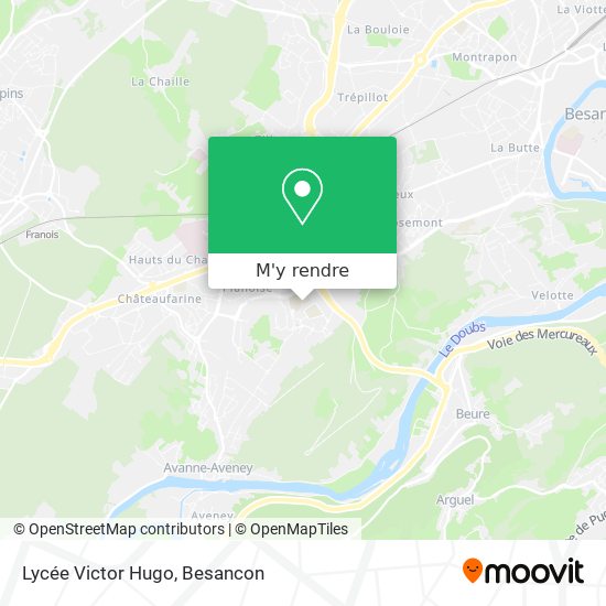 Lycée Victor Hugo plan