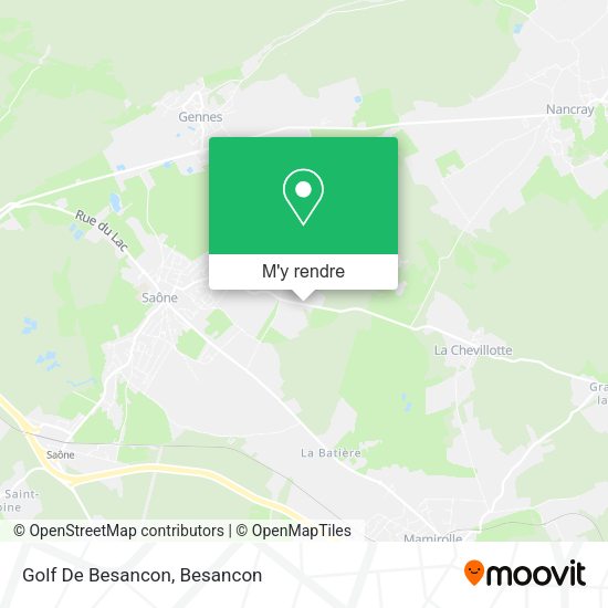 Golf De Besancon plan