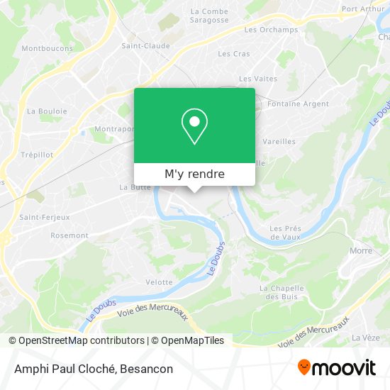 Amphi Paul Cloché plan