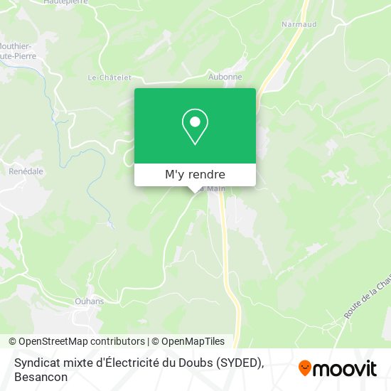 Syndicat mixte d'Électricité du Doubs (SYDED) plan