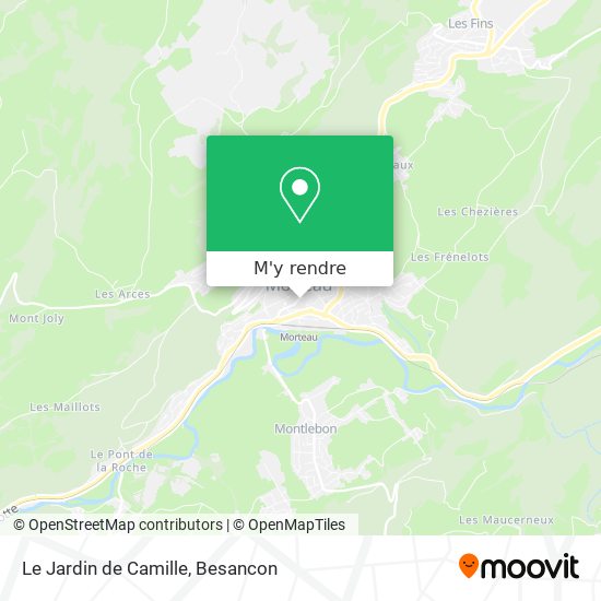Le Jardin de Camille plan