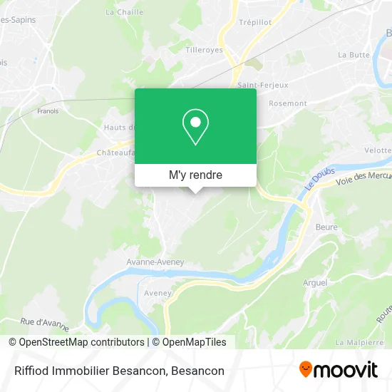 Riffiod Immobilier Besancon plan
