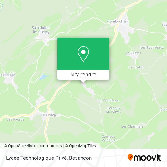 Lycée Technologique Privé plan