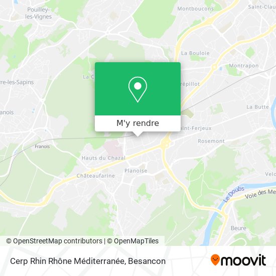 Cerp Rhin Rhône Méditerranée plan
