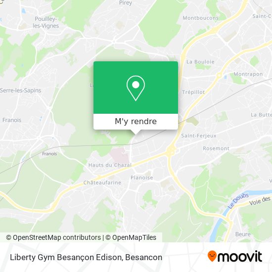 Liberty Gym Besançon Edison plan