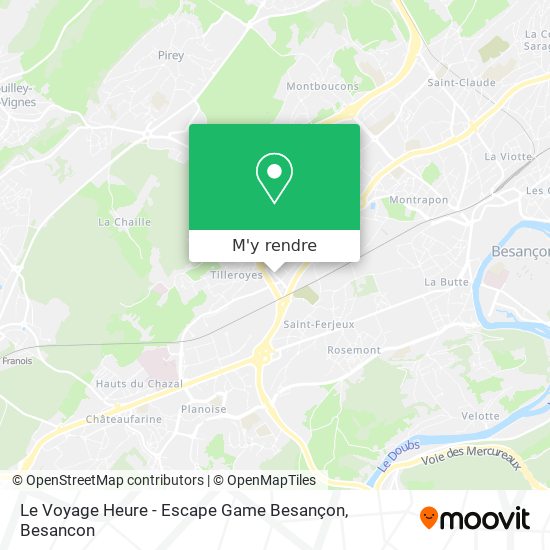 Le Voyage Heure - Escape Game Besançon plan