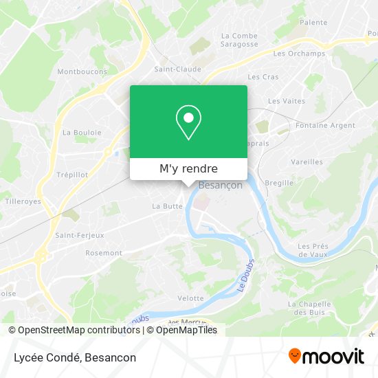 Lycée Condé plan
