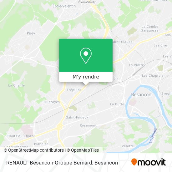 RENAULT Besancon-Groupe Bernard plan