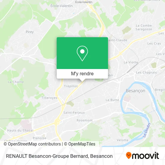 RENAULT Besancon-Groupe Bernard plan