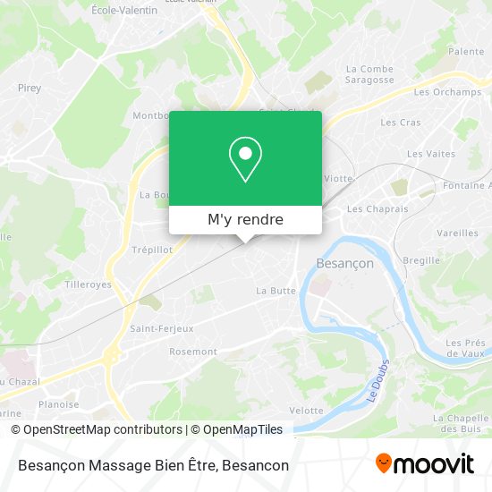 Besançon Massage Bien Être plan