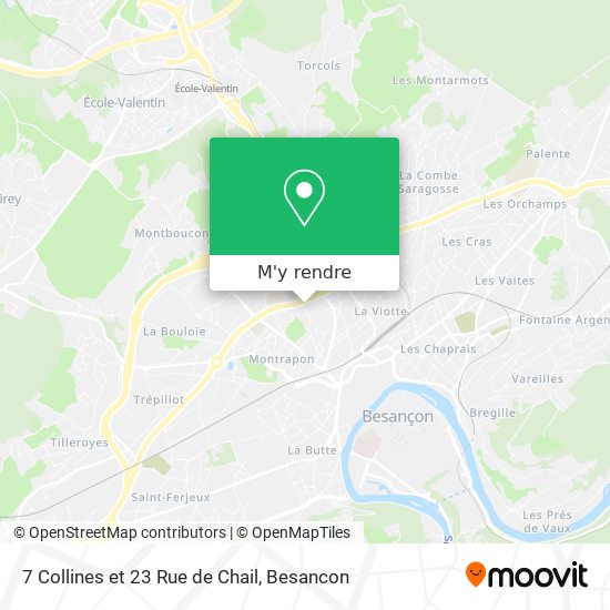 7 Collines et 23 Rue de Chail plan