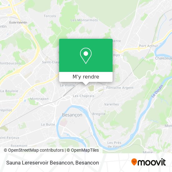 Sauna Lereservoir Besancon plan